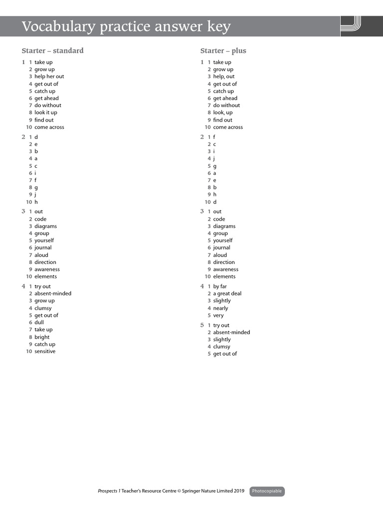FP1 - Vocabulary - Practice - AK 0.1 | PDF | Underwater Diving