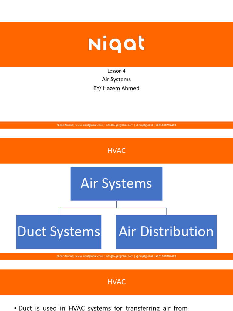 HVAC Lesson 04 | PDF | Duct (Flow) | Home Appliance