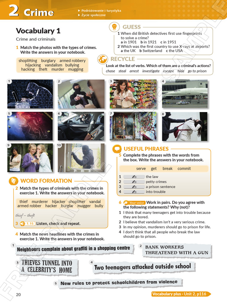 Homework - 09.11.2024 - The Law and Crime | PDF | Crimes | Crime & Violence