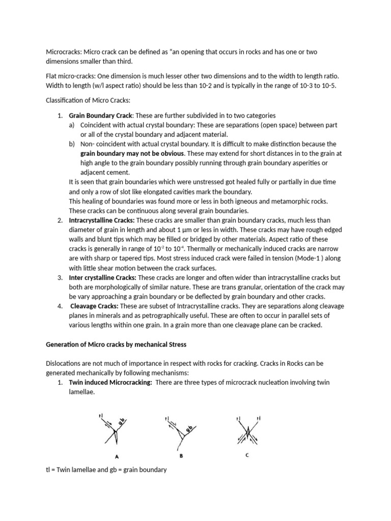 Microcracks Kranz | PDF | Fracture | Crystallite