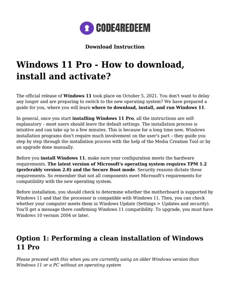 activation windows 11 pro n