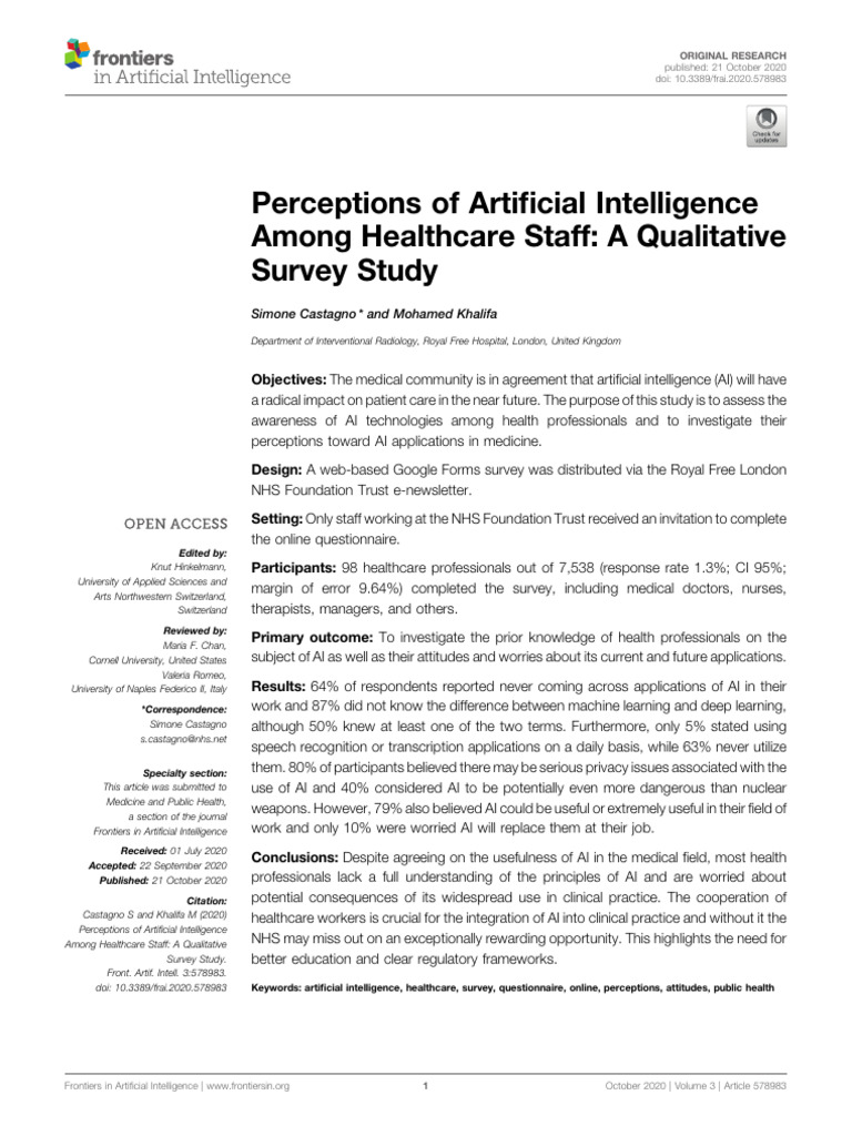 Ai In Health Pdf Artificial Intelligence Intelligence Ai