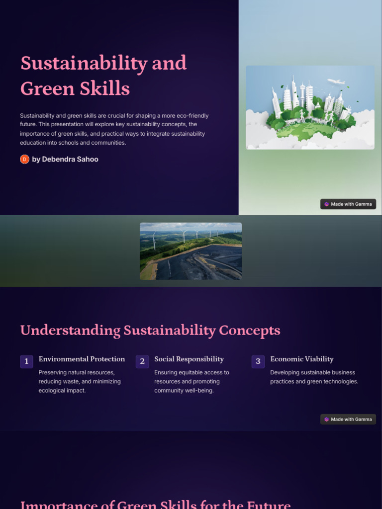 Green Skills for Sustainable Education | PDF | Sustainability ...