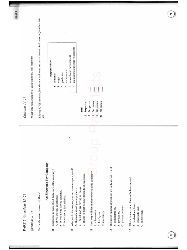 Vol 7 Test 2 | PDF