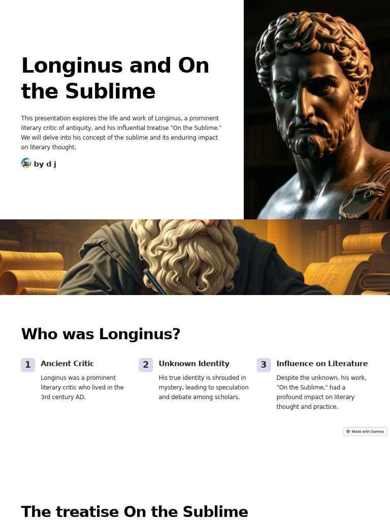 Longinus And On The Sublime Pdf