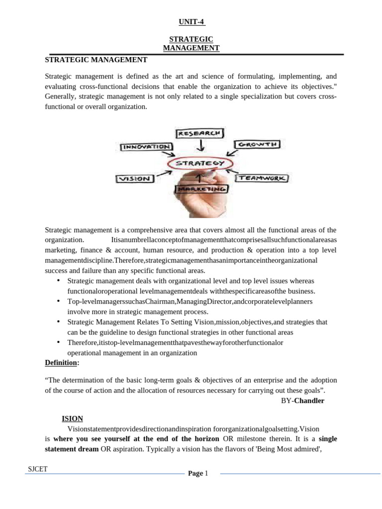 Strategic Management Overview and Insights | PDF | Strategic Planning ...