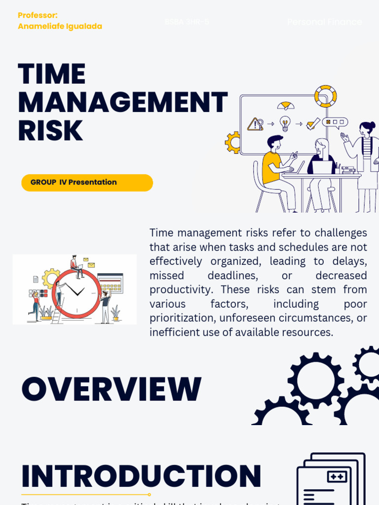 Group IV - Time Management Risk - 20241125 - 163135 - 0000 | PDF | Goal ...