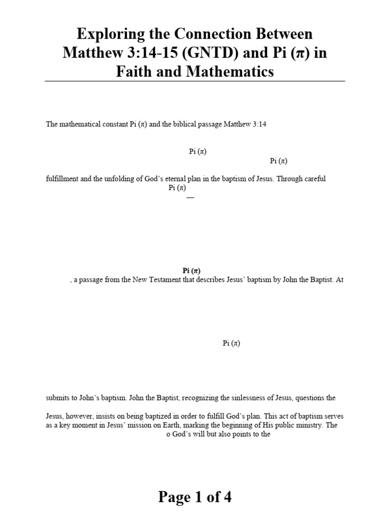 Exploring the connection between matthew chapter 3 verses 14 15 gntd