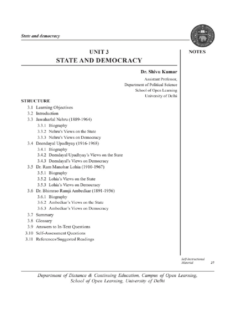 Pol Major Chapter 3&4 | PDF