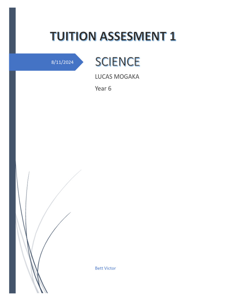 Science Assesment Pdf