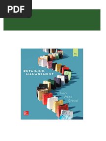 Full (Ebook PDF) Retailing Management 10th Edition by Michael Levy Ebook All Chapters