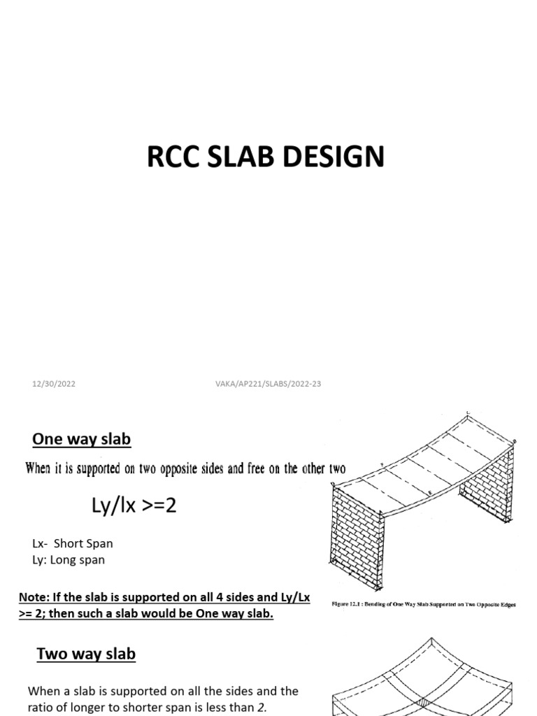 RCC Slab Design Guidelines | PDF | Beam (Structure) | Building Engineering