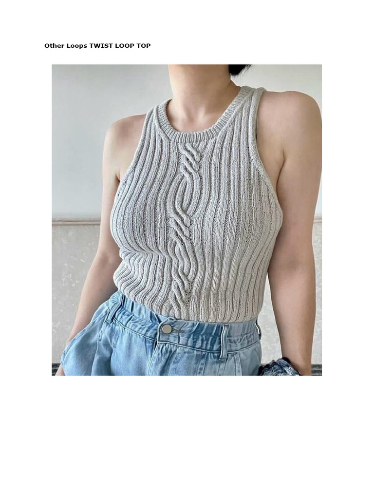 Other Loops TWIST LOOP TOP | PDF