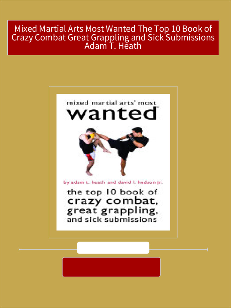 Immediate Download Mixed Martial Arts Most Wanted The Top 10 Book of