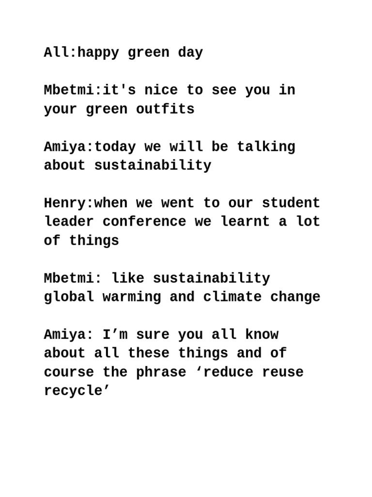 Sustainable Practices for Earth Day | PDF