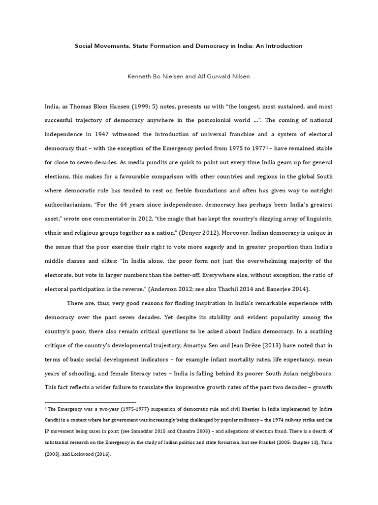 Social movements state formation and dem pdf neoliberalism democracy