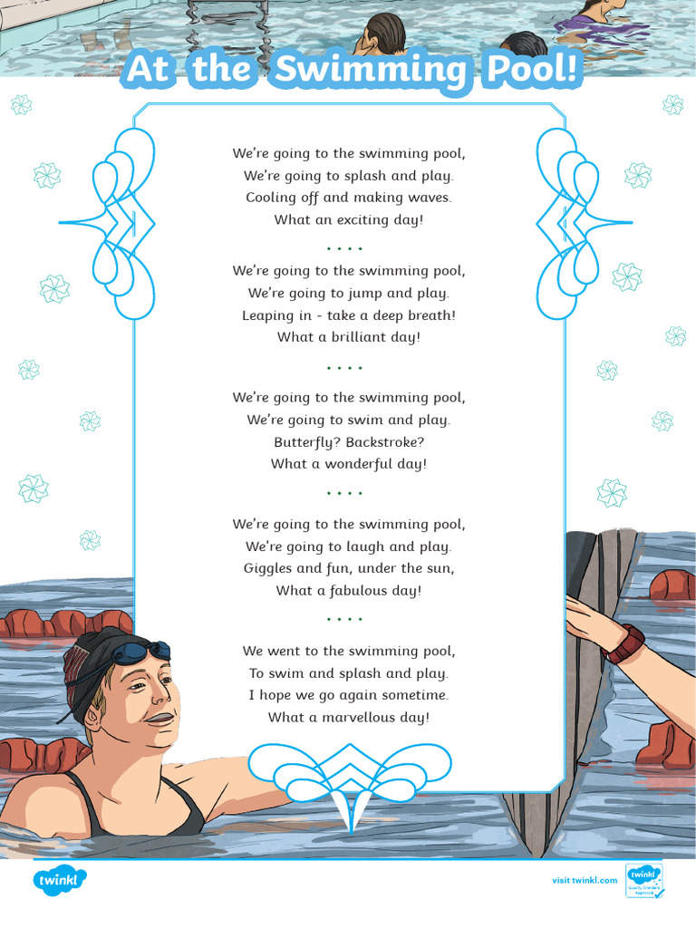 Swimming Pool Fun: A Poem for Kids | PDF | Poetry | Linguistic Morphology