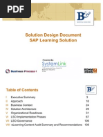 Solution Design Sample