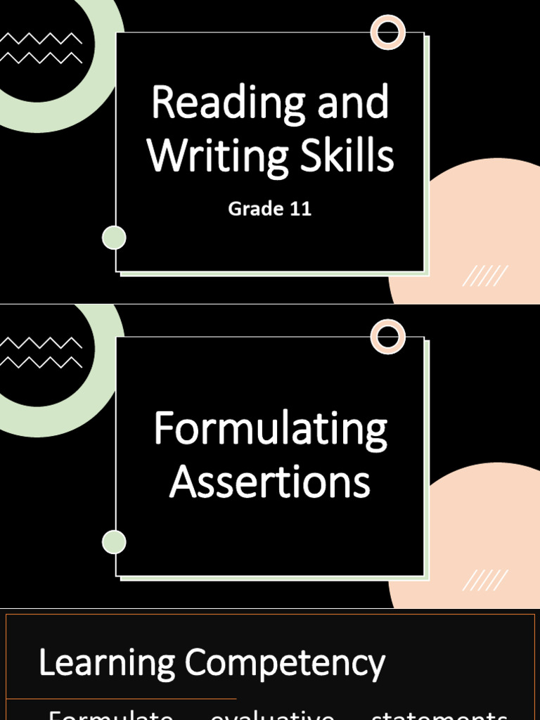 Assertions Basic Emphatic I Language Assertions PDF | PDF | Adolescence ...