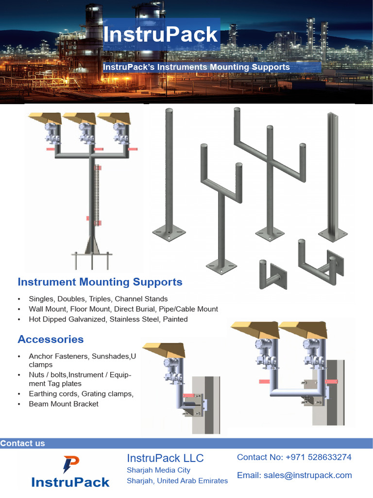 Instrument Mounting Solutions Overview | PDF | Pipe (Fluid Conveyance ...
