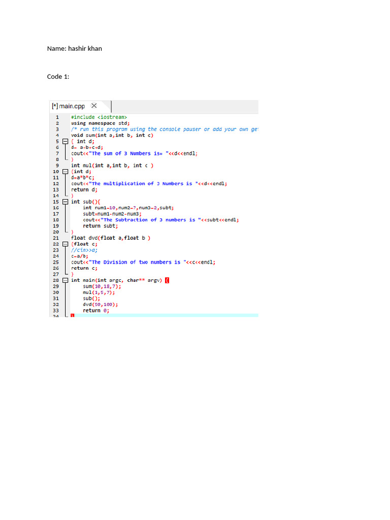 Codes For Programming in C++ Part 2 | PDF