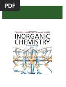 (Ebook PDF) Inorganic Chemistry 5th Edition by Catherine Housecroft Download PDF