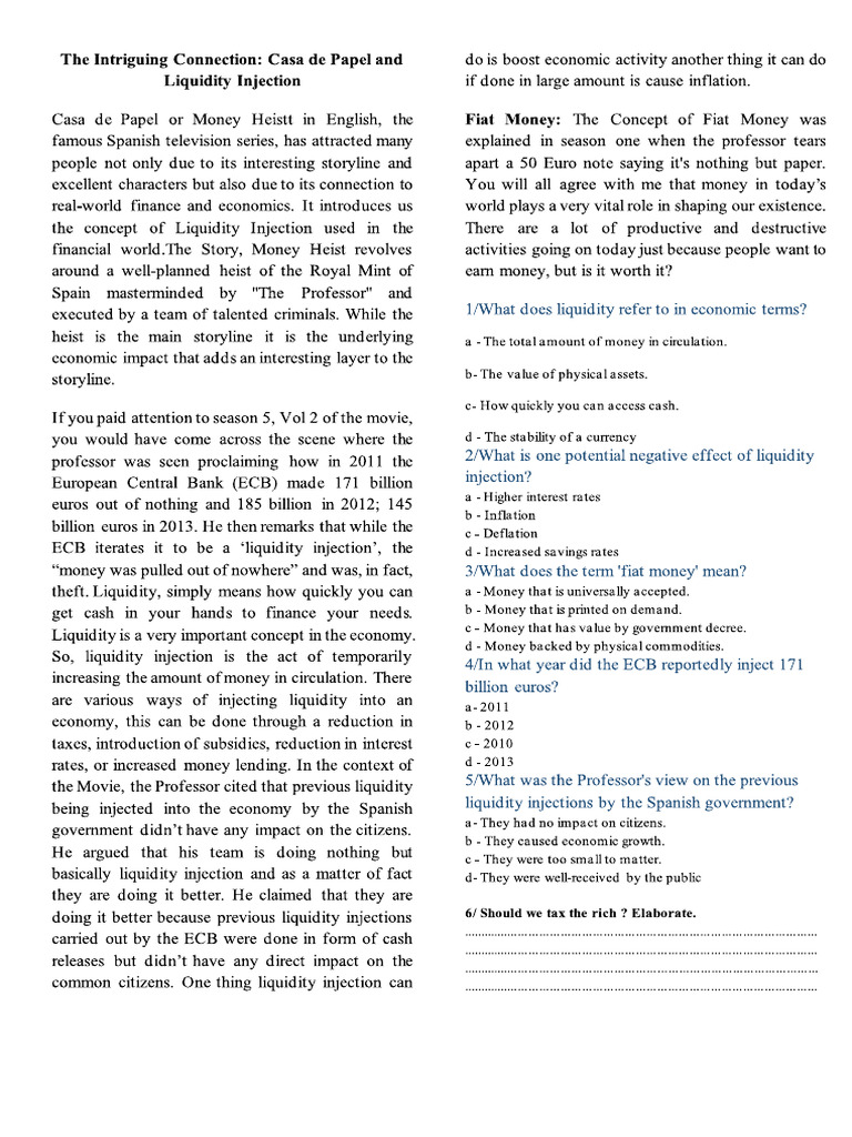 Money Money Money | PDF
