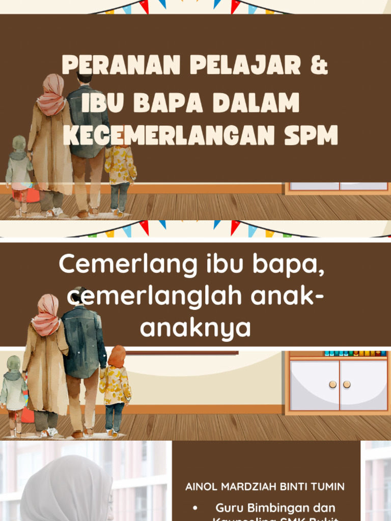 Peranan Pelajar Dan Ibu Bapa Dalam Kecemerlangan SPM | PDF