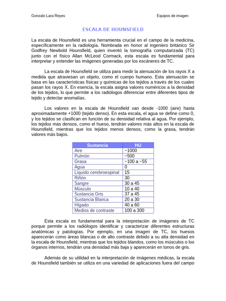 Hounsfield Scale Pdf – Échelle De Hounsfield Eau – BIUCJA