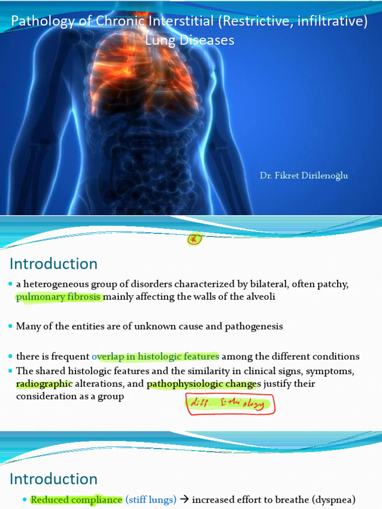 FD Pathology of Chronic Interstitial Lung Diseases | PDF | Medical ...