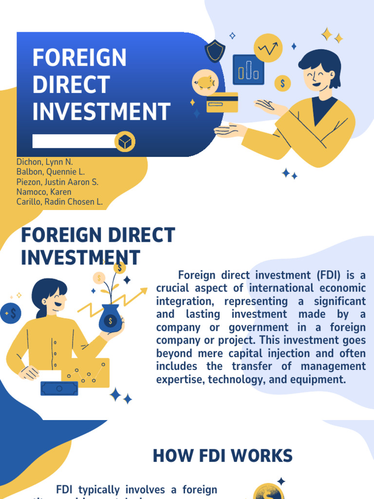 Understanding Foreign Direct Investment | PDF | Foreign Direct ...
