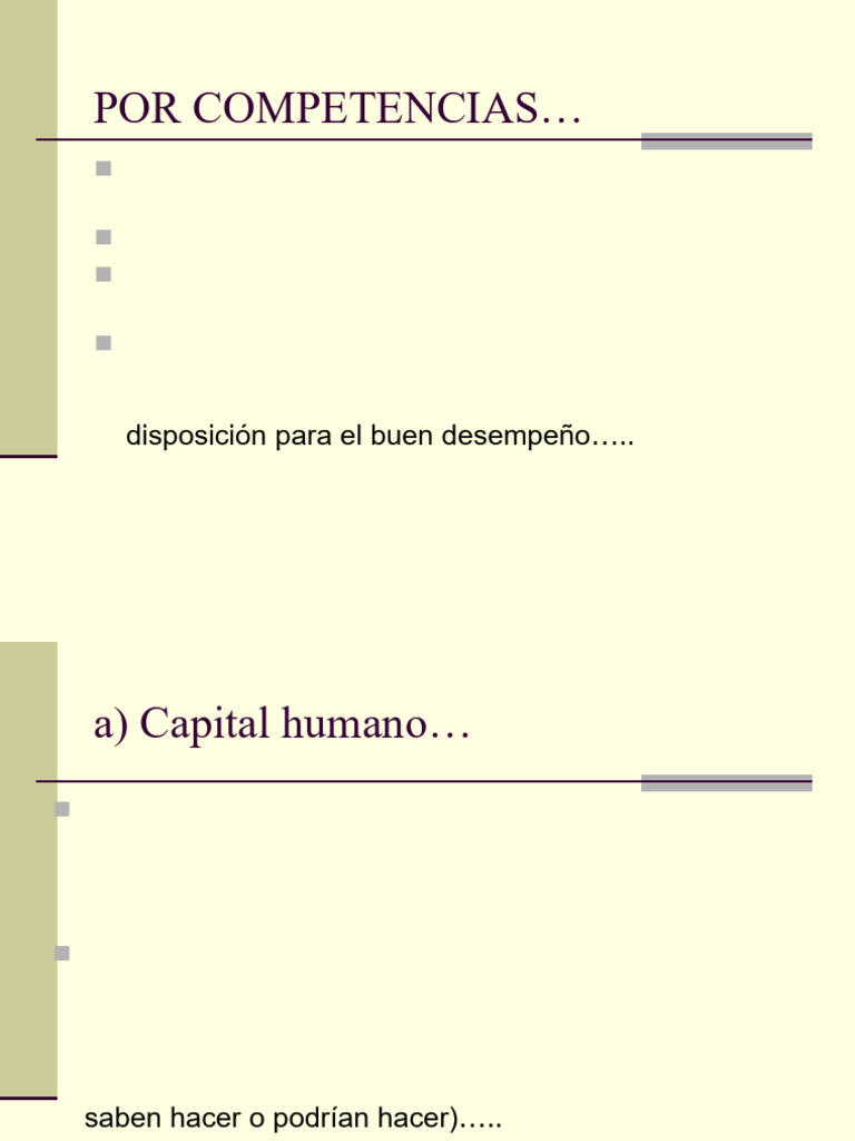 3 CAPITAL HUMANO Y GESTIÓN POR COMPETENCIAS G D H 2020 II Unidad 1