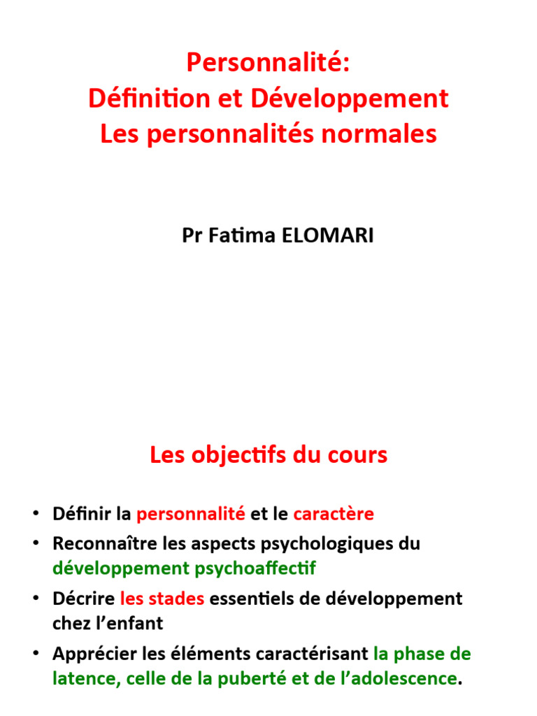 Comprendre la personnalité humaine | PDF | Psychologie | Sciences ...