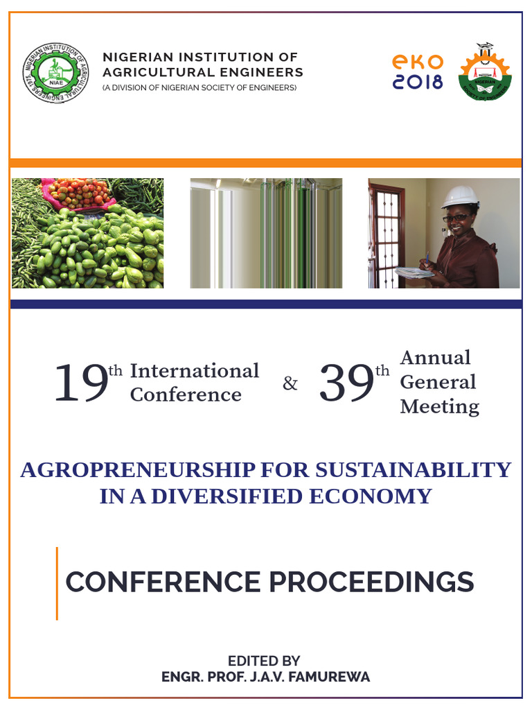 Agropreneurship for Sustainability 2018 | PDF | Agriculture | Nigeria
