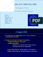 Anestesia Otorrinolaringologia