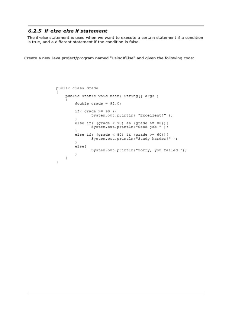 Comp 7 12 using if else else if statement activity 7 pdf