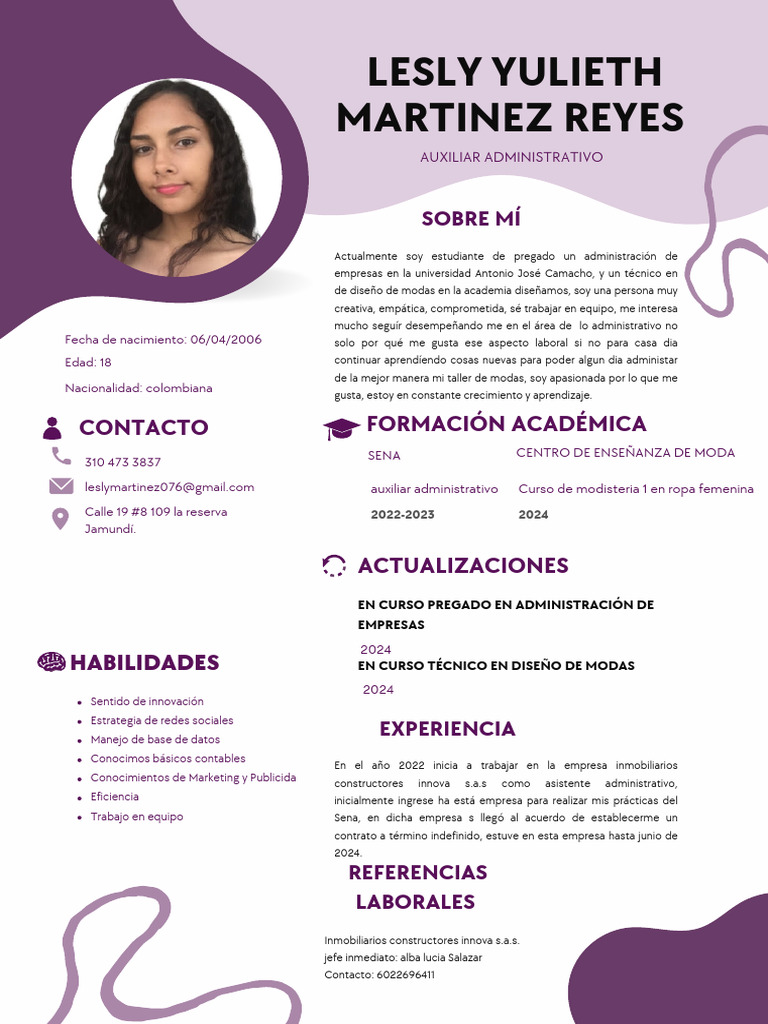 Perfil Profesional de Auxiliar Administrativo | PDF | Aprendizaje