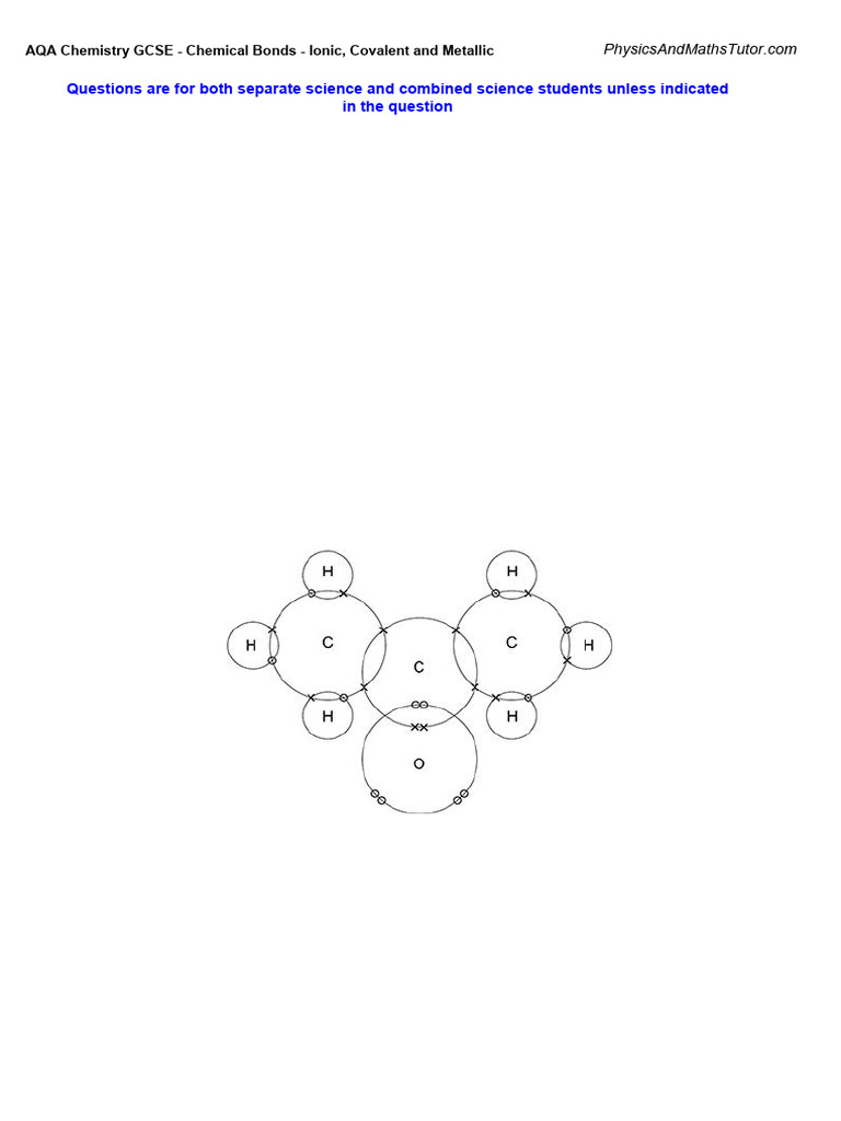 Carbon Compounds and Bonding Concepts | PDF | Chemical Bond | Chemical ...