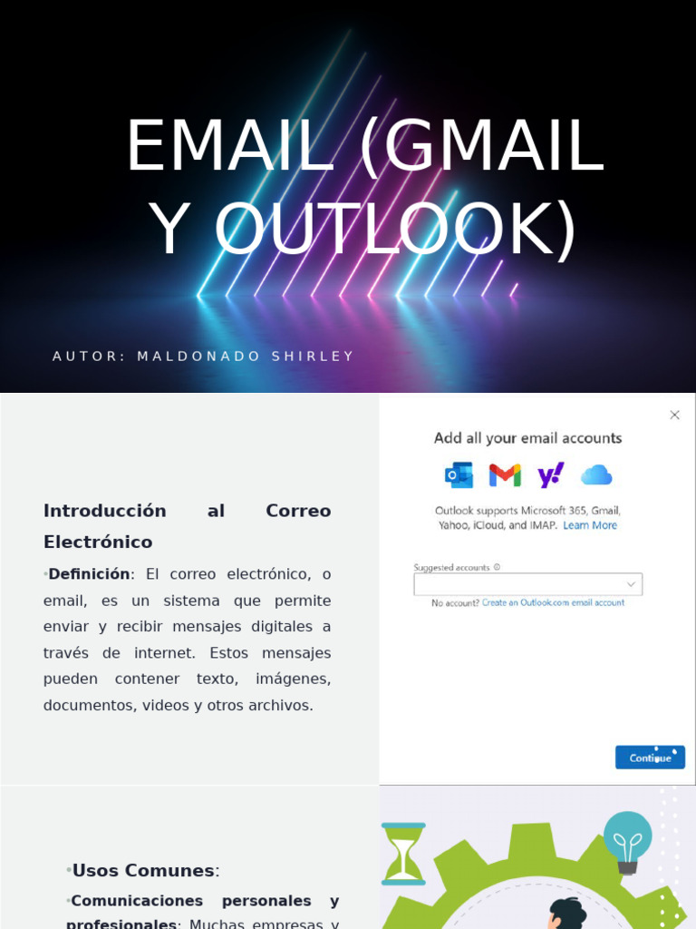 Guía Completa de Gmail y Outlook | PDF | Gmail | Informática