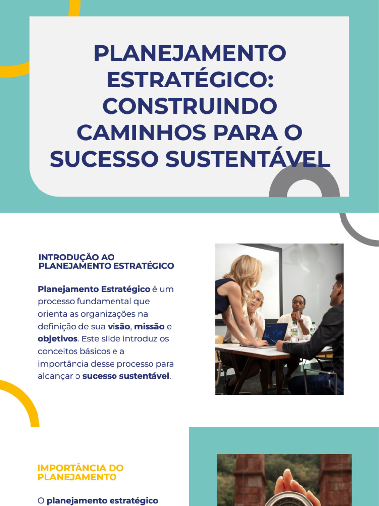 Planejamento Estratégico para Sucesso | PDF | Planejamento estratégico ...