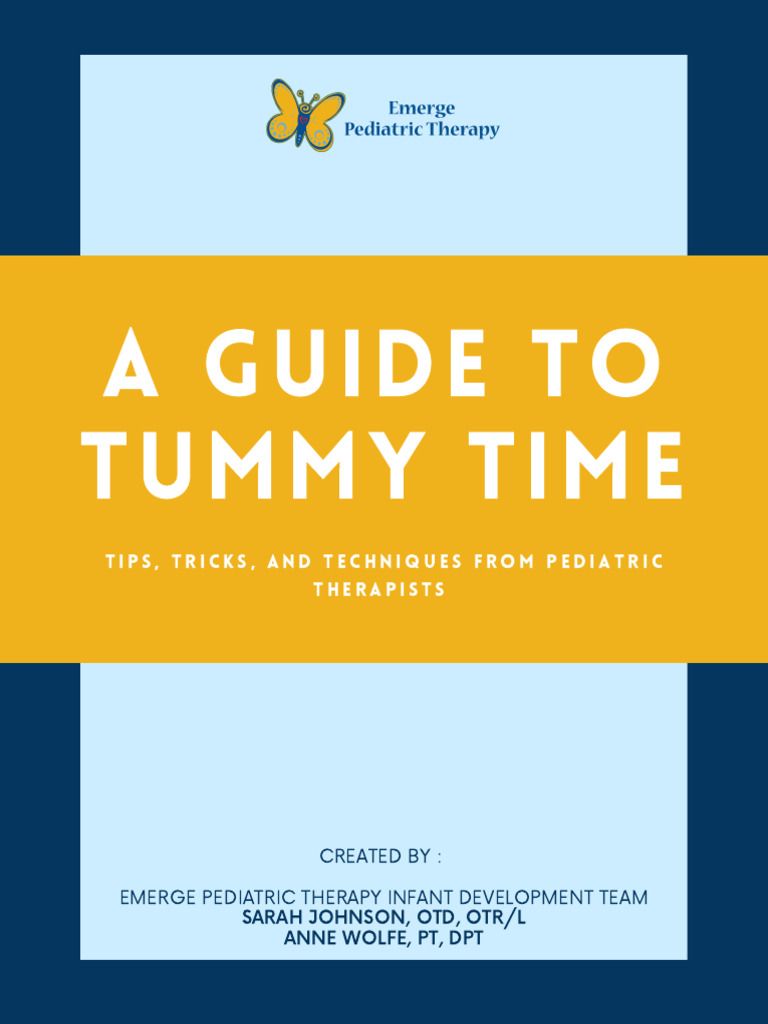 Guide To Tummy Time O9hqlt | PDF | Infants | Gastroesophageal Reflux ...