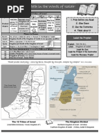 Timeline for the 12 Tribes of Israel