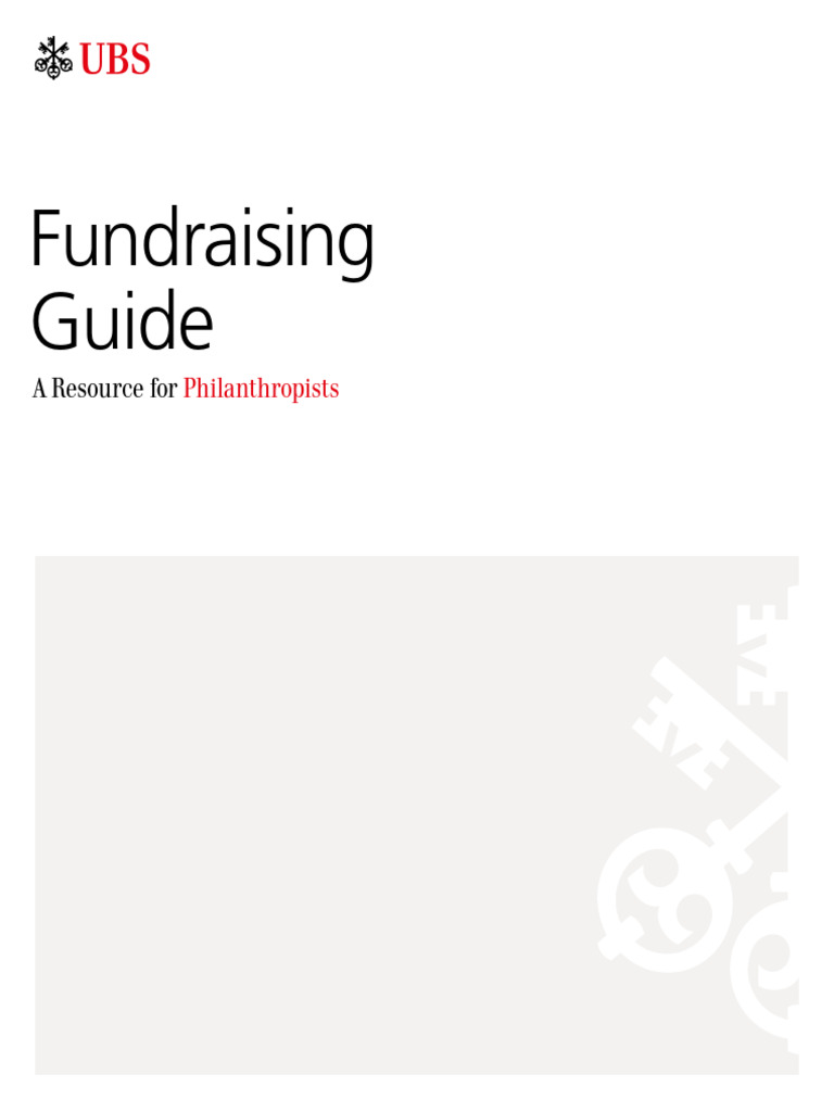 Fundraising Guide for Philanthropists | PDF | Fundraising | Philanthropy