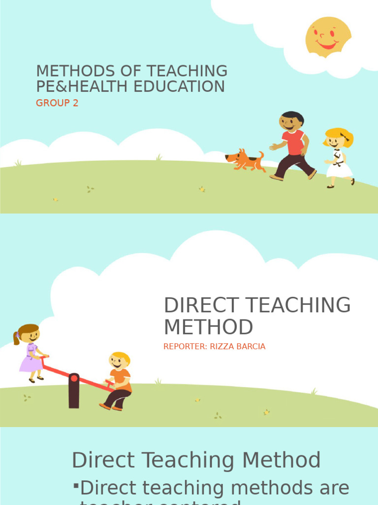 Teaching Methods in PE and Health Education | PDF | Teachers | Teaching ...