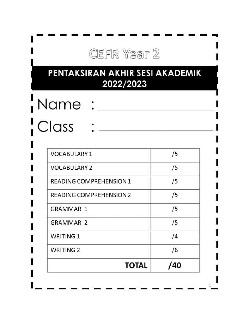 Uasa year 2 pdf
