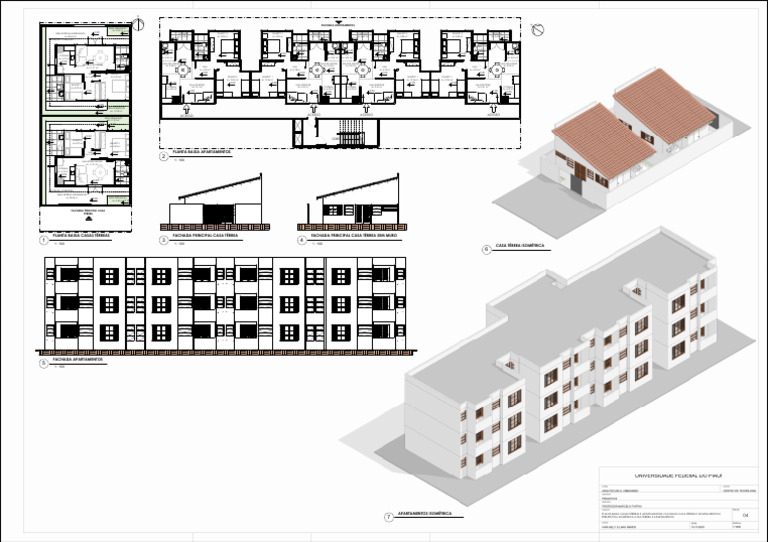 Planta Baixa de Casa e Apartamentos | PDF