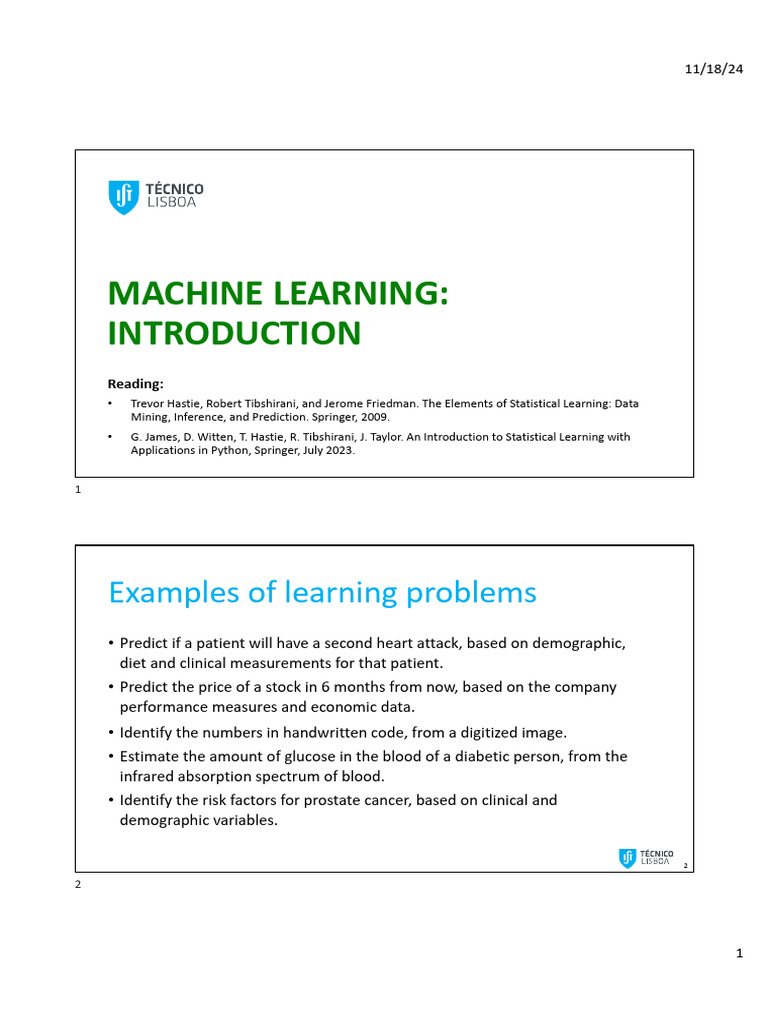 AA2 Intro ML 2024 | PDF | Dependent And Independent Variables | Machine ...