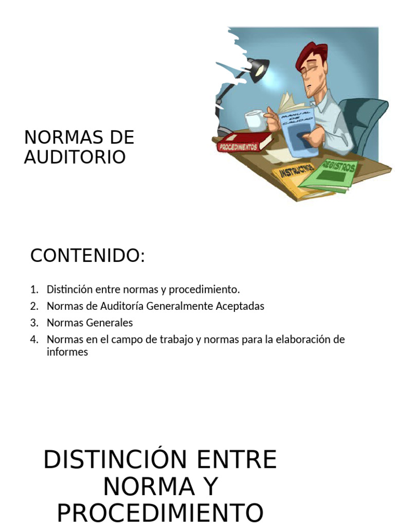 Normas de Auditoria | PDF | Auditoría | Business