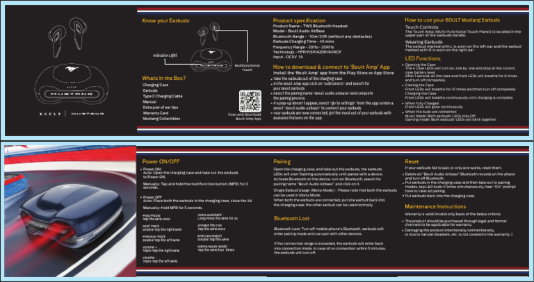 Torq Manual | PDF | Headphones | Bluetooth