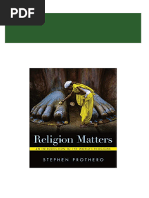 Complete (Ebook PDF) Religion Matters 1st Edition by Stephen Prothero PDF For All Chapters
